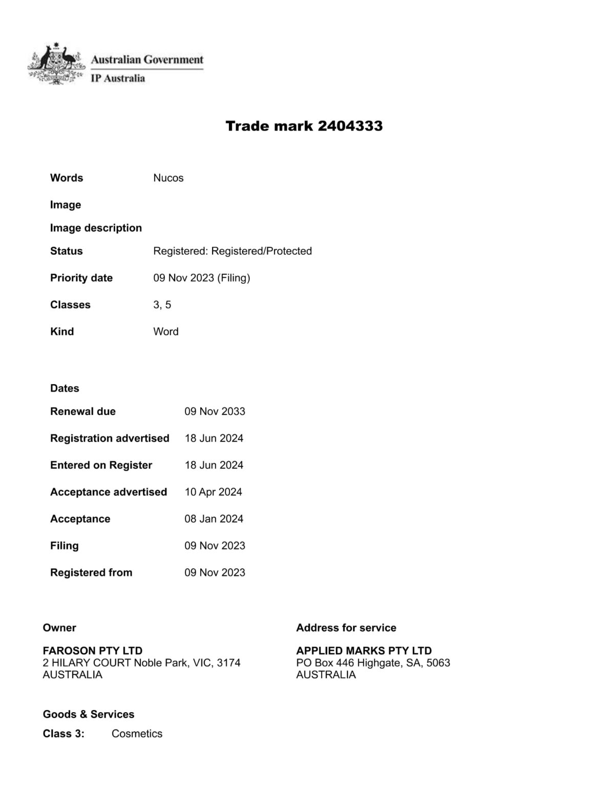 Trademark Nucos word AUS.png 09