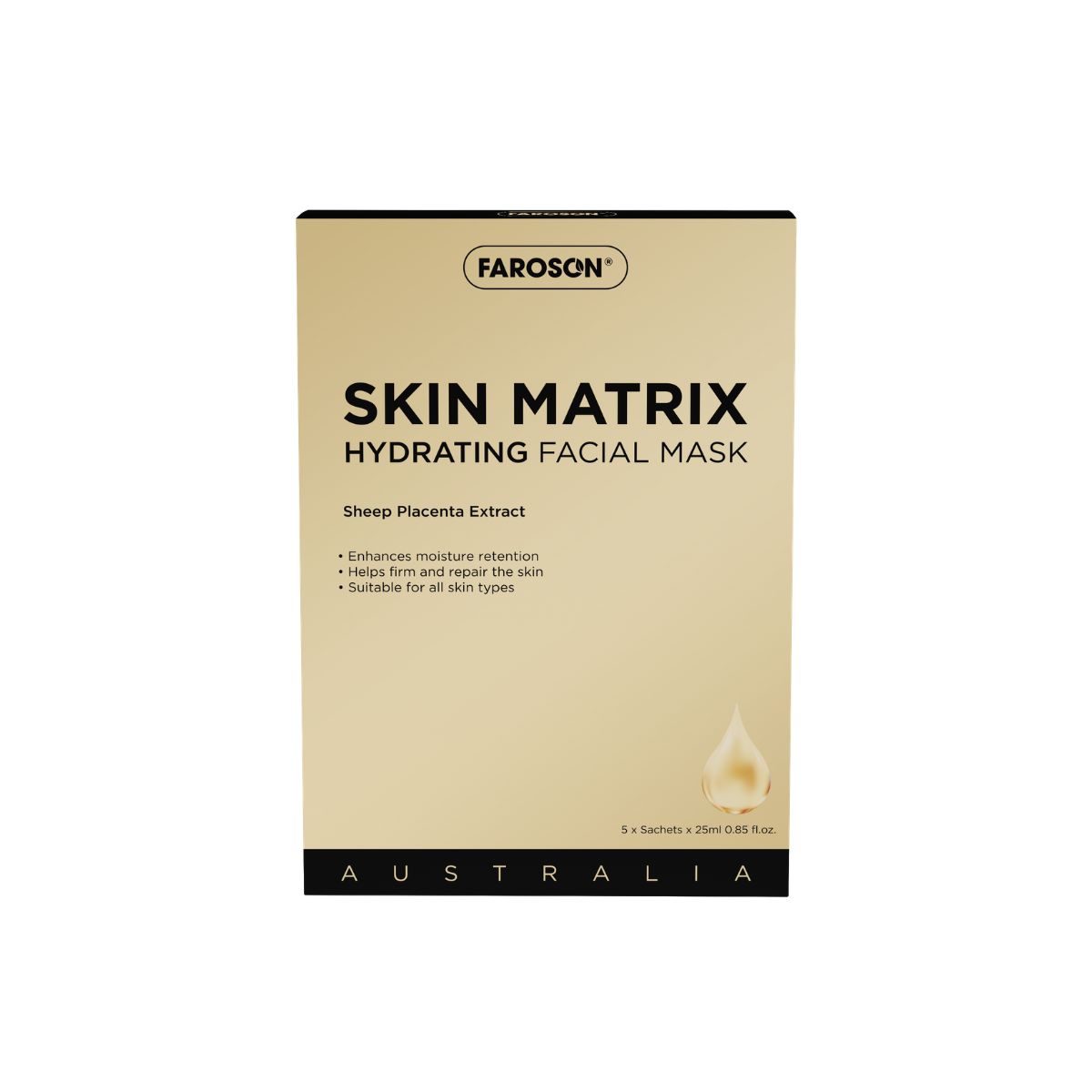 Faroson Skin Matrix Hydrating Facial Mask (Box of 5 Sachets)