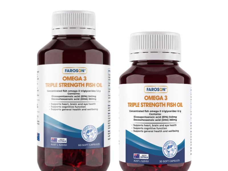FAROSON OMEGA 3 TRIPLE STRENGTH FISH OIL