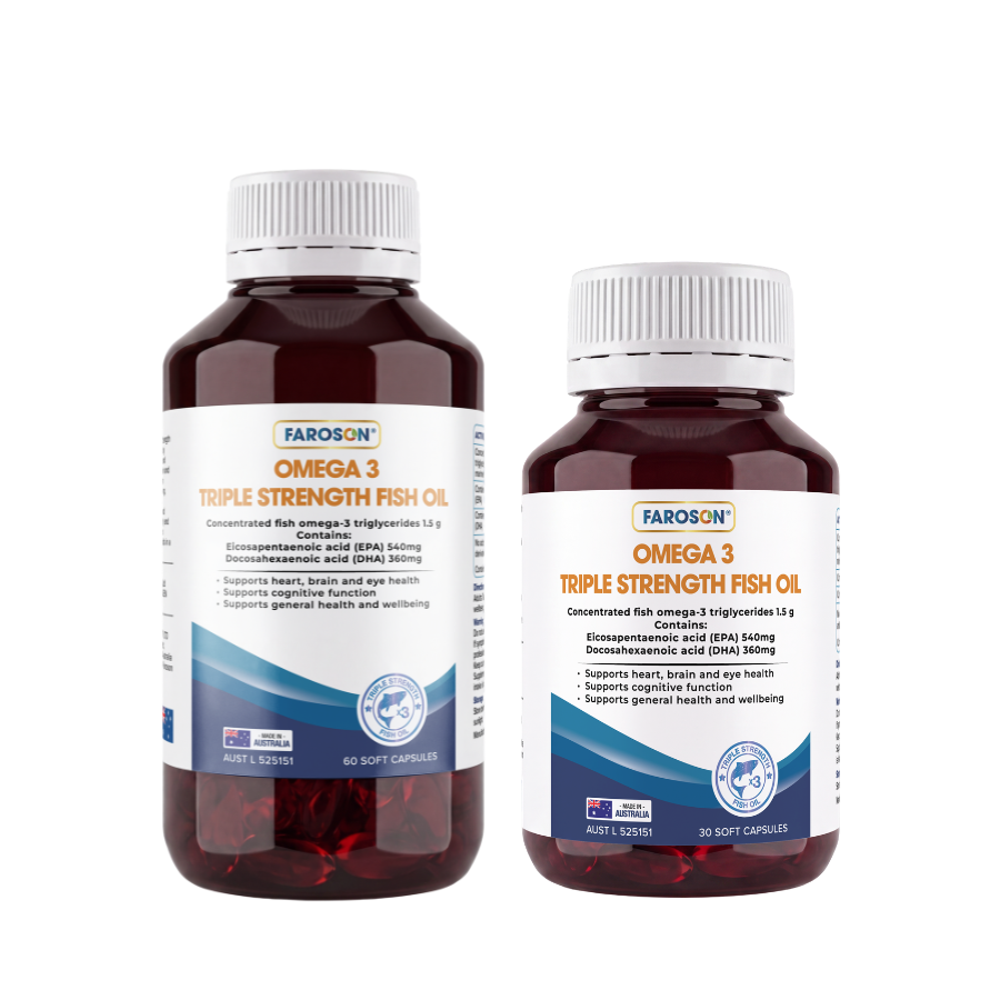 FAROSON OMEGA 3 TRIPLE STRENGTH FISH OIL